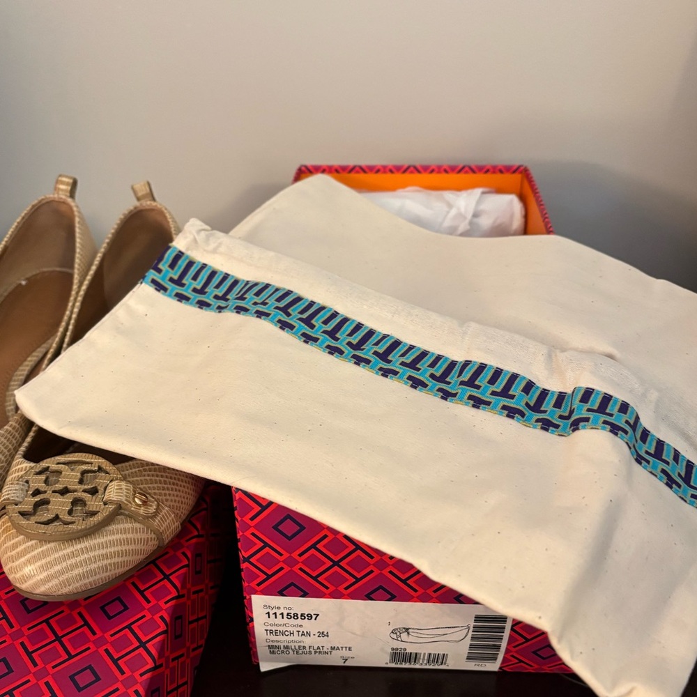 Tory Burch Mini Miller Flata - Trench Tan
